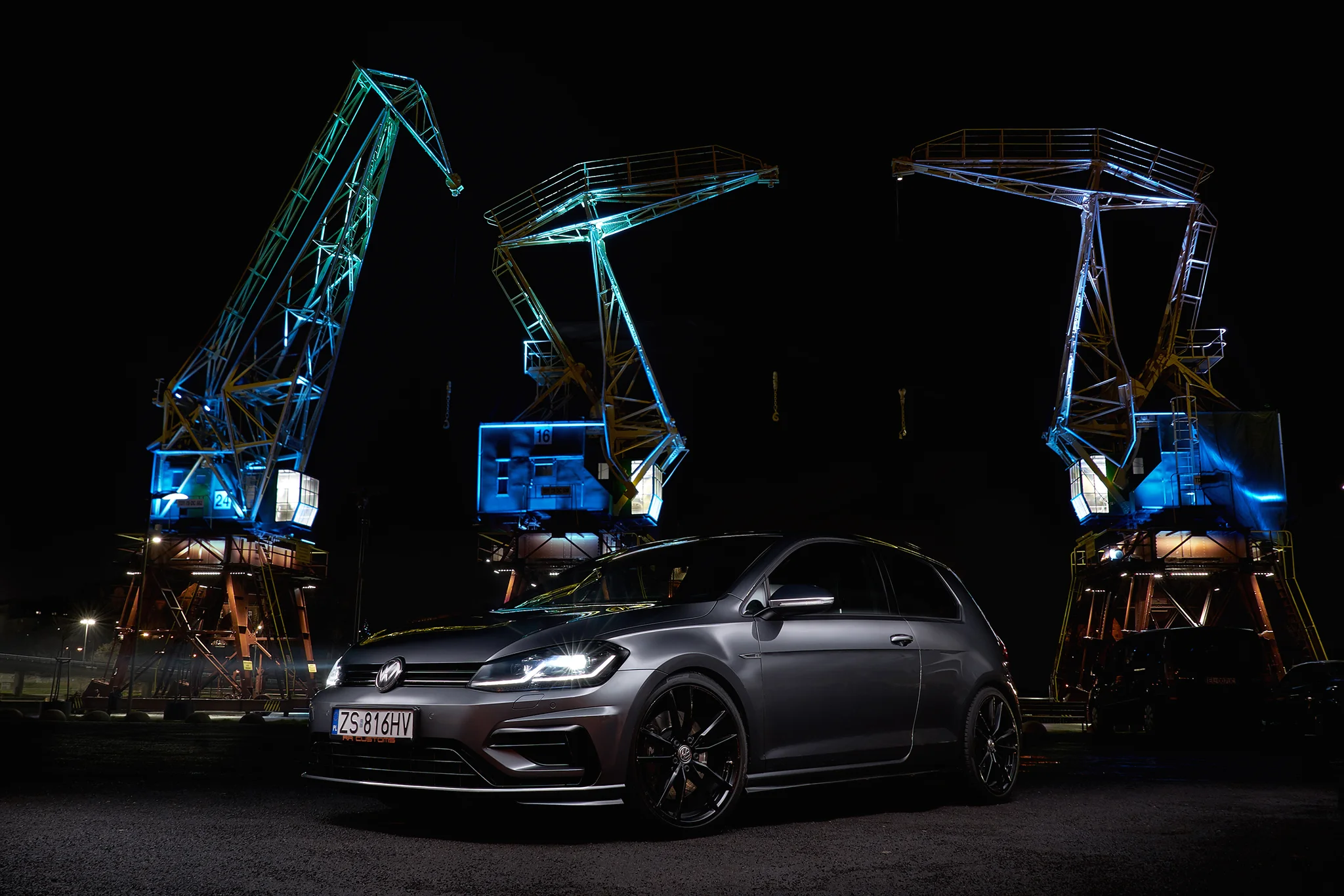 fotografia motoryzacyjna Szczecin - night photo of realization